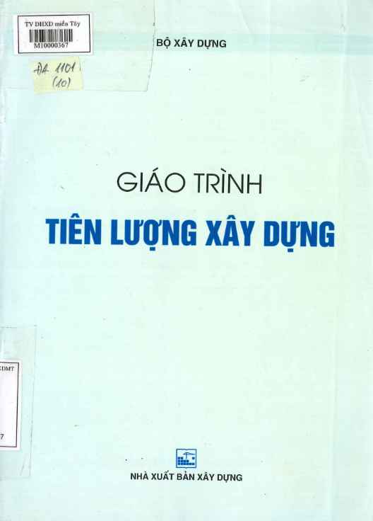 Giáo trình tiên lượng xây dựng - 2000